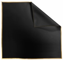 Cello Sheets 70cm x 70cm Black/Gold 100pcs