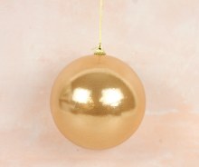 Bauble Large Champagne 120mm