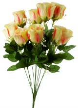 Artificial Rose Bunch x 10 Stems
