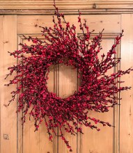 Christmas Wreath Red Berry 26" Approx Christmas Wreath Red Berry 26" Approx