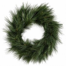 Pine Christmas Wreath 24"