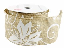 Christmas Ribbon Wired Edge 2.5" x 10 Yards