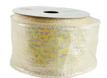 Irridescent Ribbon Wired Edge 2.5" x 10 Yards