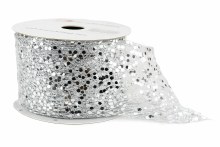 Glitter Sequin Ribbon 2.5" x 10 Yards