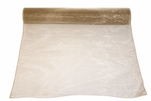 Antique gold organza fabirc 40cm9approx) x 10m