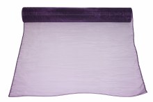 Aubergine organza fabric 40cm(approx) x 10m