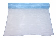 Baby blue organza fabric 40cm (approx) x 10m
