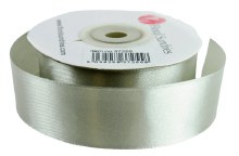 Satin Ribbon 25mm x 25 Yards Grey