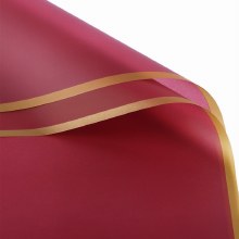 Cello Sheets 57cm x 70cm Burg/ Gold 100pcs