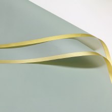 Cello Sheets 57cm x 70cm Sage/ Gold 100pcs