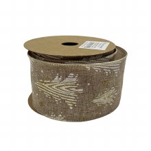Christmas Ribbon Nordic Wired Edge 6.3cm x 10yards