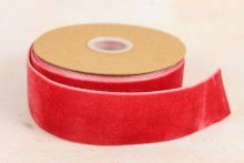 Velvet Ribbon 38mm x 10 Yards Raspberry