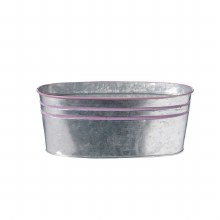 Zinc Planter 12.5cm x 24cm