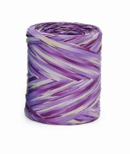 Poly Raphia Ribbon Lilac/ Purple/ Pink 200m