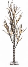 Brown Snow Pre Lit Twig Paper Brown Snow Tree 160cm