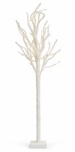 120cm Pre Lit White Glitter Christmas Tree