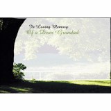 in Loving memory of a dear Grandad florist cards x 50 in Loving memory of a dear Grandad florist cards x 50