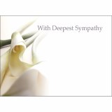With deepest sympathy large florist cards x 9 With deepest sympathy large florist cards x 9