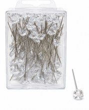 Diamante pins large x100