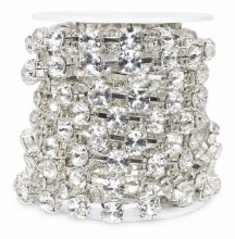 Large diamante jewel roll