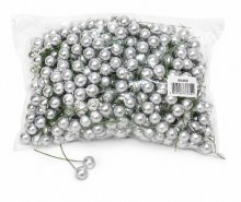 Silver Christmas berries 12mm