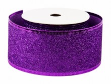 Glitter Ribbon Lilac 5cm x 10Y