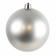 Giant Bauble 30cm Matt Silver