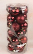 Buables 8cm Wine Red Mix x 24