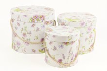 Hat Box Wild Flower Set x 3
