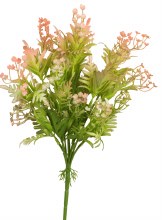 Additional picture of Artificial Wild Flower Bunch Peach 39cm