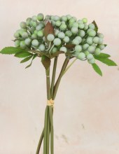 Faux Berry Bunch Green 30cm Faux Berry Bunch Green 30cm