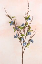 Faux Berry twig Blue 60cm