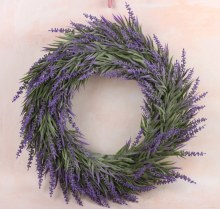 Faux Lavender Wreath 40cm Faux Lavender Wreath 40cm