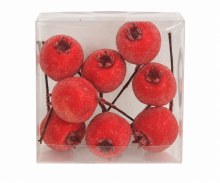 Artificial Sugar Fruit Red x 8 10cm