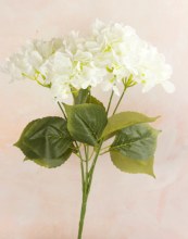Artificial Hydrangea Bunch 50cm Ivory Artificial Hydrangea Bunch 50cm Ivory