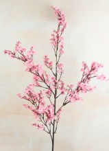 Faux Cherry Blossom Pink Stem 100cm