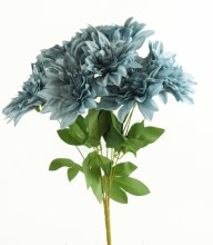 Artificial Chrysanthemum Blue 40cm x 7 Flowers Artificial Chrysanthemum Blue 40cm x 7 Flowers