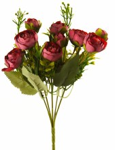 Artificial Flower Ranunculus Bunch x 10 Plum Artificial Flower Ranunculus Bunch x 10 Plum