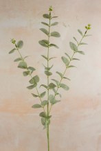 Artificial Eucalyptus Stem Frosted Green 90cm Artificial Eucalyptus Stem Frosted Green 90cm