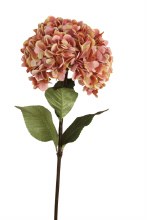 Artificial Hydrangea Stem Blush Pink 74cm