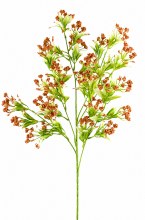 Artificial Blossom Flower 83cm Rust