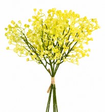 Artificial baby's Breath Yellow 34cm- Gypsophelia