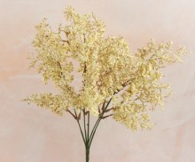 Faux Erika Blossom Bunch Ivory 38cm Faux Erika Blossom Bunch Ivory 38cm