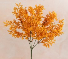 Faux Erika Blossom Bunch Orange 38cm Faux Erika Blossom Bunch Orange 38cm