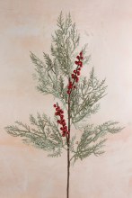 Frosted Pine Berry Stem 80cm Frosted Pine Berry Stem 80cm