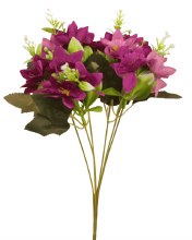 Artificial Alstromeria Bunch 36cm Plum