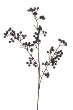 Artificial Navy Blue Berry Stem 80cm