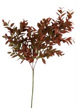 Additional picture of Artificial Autumn Leaves Stem 68cm- Faux Foliage Spray