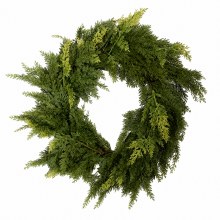 Faux Spruce Pine Wreath 55cm