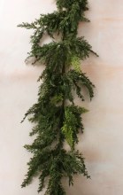 Faux Cedar Spruce Garland 5ft